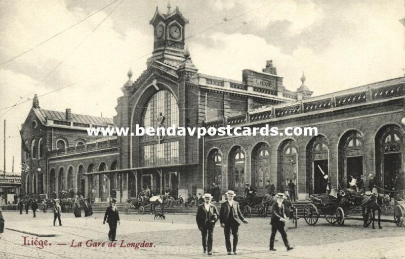 belgium, LUIK LIEGE, La Gare de Longdoz, Railway Station (1910s)