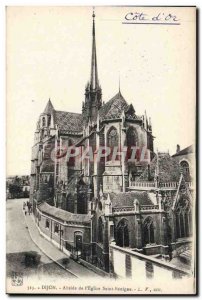 Old Postcard Dijon Apse of L & # 39Eglise Saint Benigne