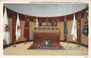 Interior of Lincoln Monument Springfield, IL, USA