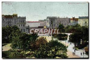 Postcard Old Belle Alliance Platz Berlin