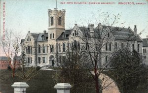 Old Arts Building, Queen's University, Kingston, Canada, Early Postcard, Unused