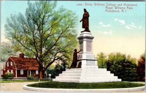 Postcard MONUMENT SCENE Providence Rhode Island RI AO0234