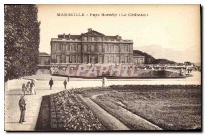 Old Postcard Marseille Borely Park (Le Chateau)
