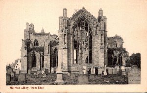 Scotland Melrose Abbey From East