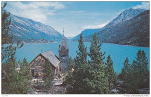 LAKE BENNETT, Famous old church incomplete, White Pass & Yukon R. R., Yukon, ...