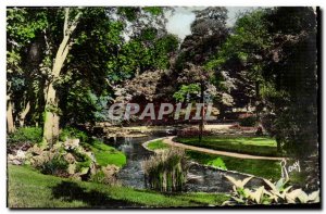 Old Postcard Nantes A corner of the botanical garden