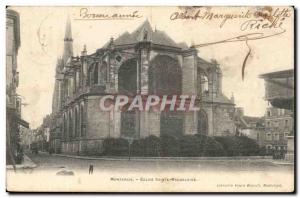 Montargis Old Postcard Eglise Sainte Madeleine