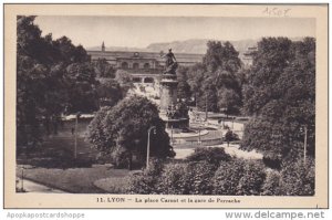 France Lyon La Place Carnot et la garde de Perrache