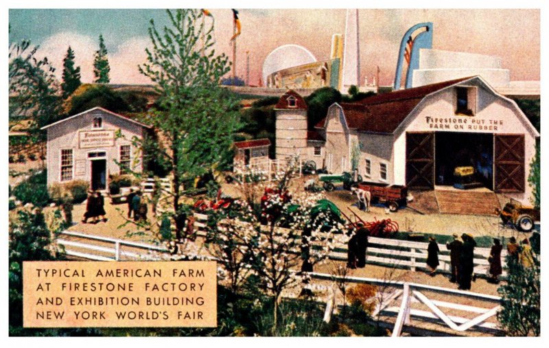 New York Worlds Fair 1940 Firestone Factory American Farm Exhibition