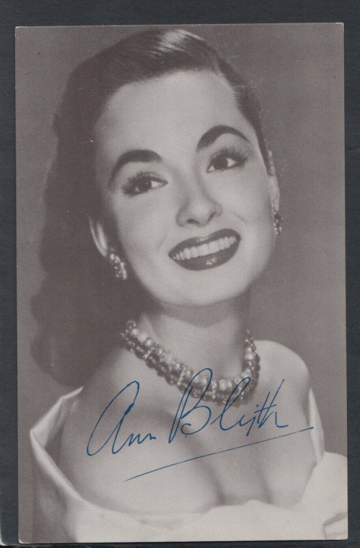 Film Star Postcard - Actress Ann Blyth in All The Brothers Were Valiant T5773