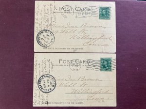 Giraffe 5 Piece Installation German Postcard Set c1910 Very Scarce