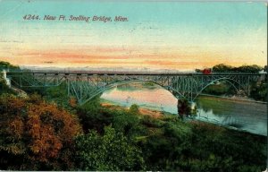 Bridges Postcard Fort Snelling Bridge Minnesota Posted 1911