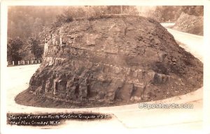 Hairpin Curve on North Western Turnpike - Macomber, West Virginia WV  