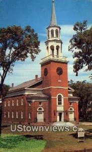 Unitarian Church - Burlington, Vermont VT  