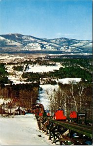 Famous Mt Cranmore Skimobile North Conway New Hampshire NH VTG Postcard UNP 