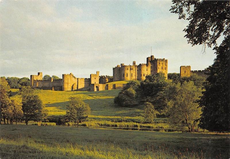 BT17855 alnwick northumberland alnwick castle from the pastures across  uk