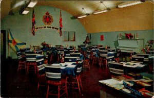 Halifax, Nova Scotia Canada   I.O.D.E. CITADEL TEA ROOM Interior View  Postcard