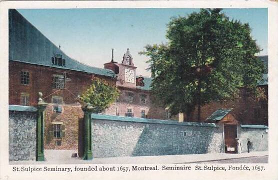 Canada Quebec Montreal St Sulpice Seminary