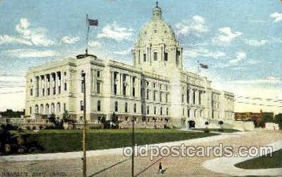 Minnesota, USA United States State Capital Building 1911 roundness on corners...