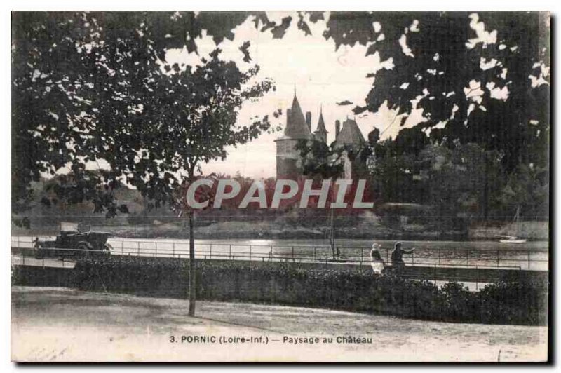 Postcard Ancient Pornic (Loire-Inf) Landscape Chateau