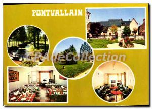 Postcard Modern Pontvallain Sarthe Freshness prioress the dining room the par...