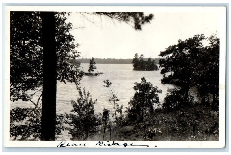 c1930's View Of Beaurivage New Brunswick Canada RPPC Photo Vintage Postcard