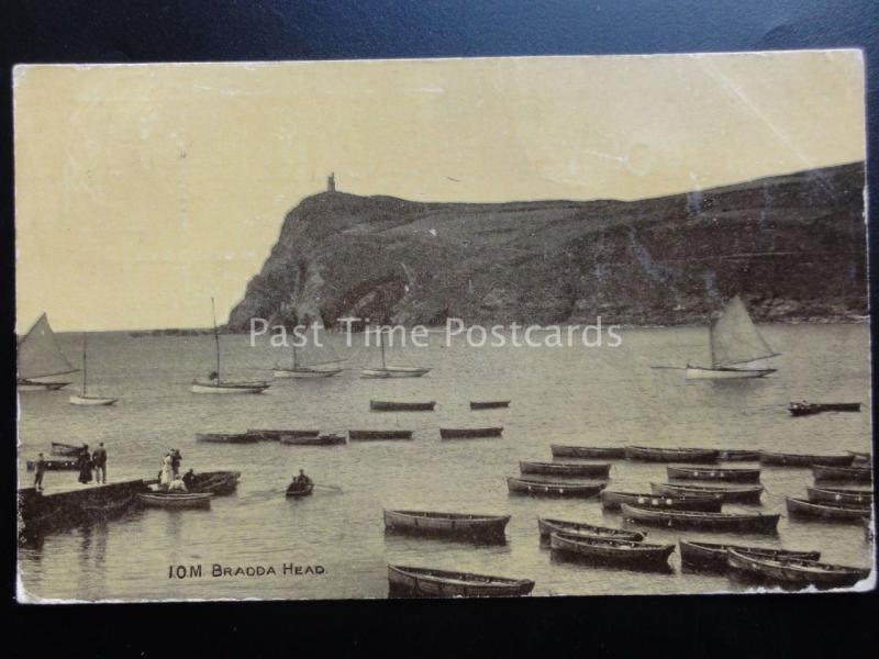 Isle of Man: Bradda Head c1910 - Old Postcard by MANX Vannin Veg Veen 6282