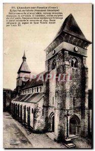 Old Postcard Chambon sur Voueize Church Sainte Valerie