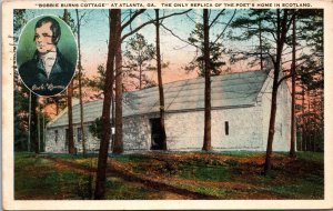 Bobbie Burns Cottage at Atlanta GA Postcard PC174