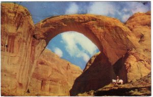 Rainbow Bridge National Monument, Utah, Vintage Chrome Postcard