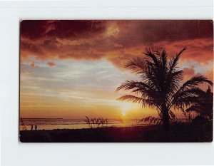 Postcard Sunset on tropical Sanibel Captiva Islands, Florida