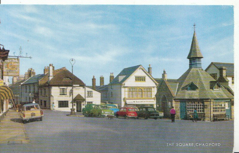 Devon Postcard - The Square - Chagford - Newton Abbot - Ref 4406A