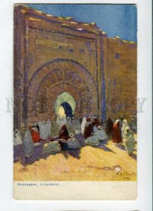 3093196 Morocco Marrakesh Gateway Vintage TUCK PC