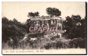 Old Postcard Nice La Cascade du Chateau