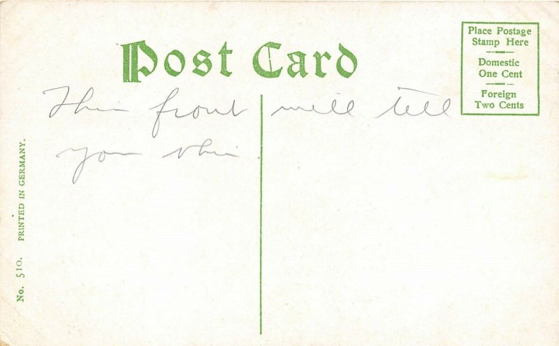 Chester Pennsylvania c1910 Postcard William Penn Stone Monument