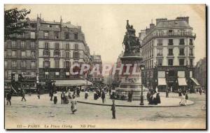 Paris 17 - The Place Clichy - Old Postcard