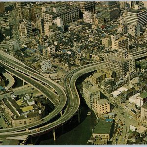 7 Oversized c1960s Tokyo, JP Edobashi Interchange Highway Nippon Postcard 1T 