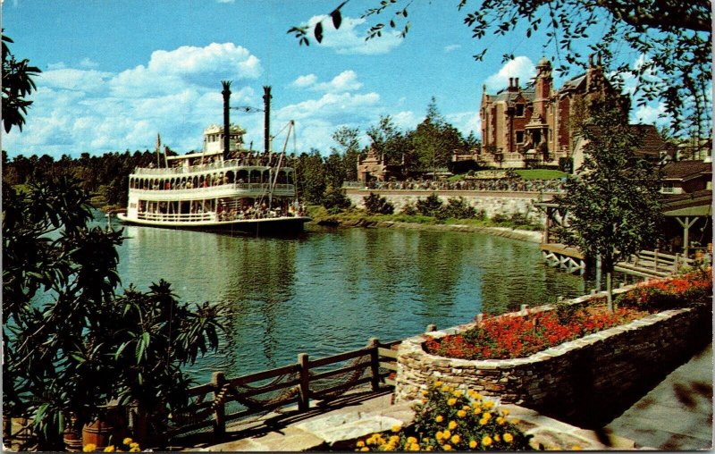 Cruising Rivers America Admiral Joe Fowler Steam Powered Postcard VTG Disney 