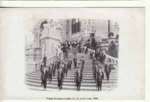 MO   ST LOUIS   Toledo NEWSBOYS CADETS Co. A  1904 postcard
