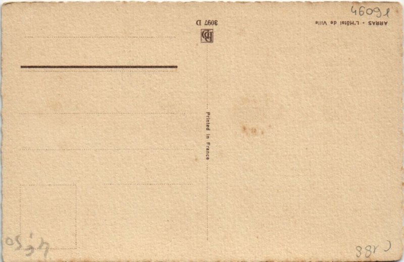 CPA ARRAS-L'Hótel de Ville (46091)