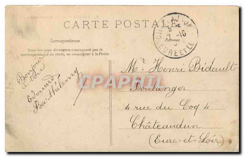 Old Postcard Paris Pont Alexandre III