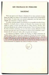 Postcard Old Castles Du Perigord Salignac