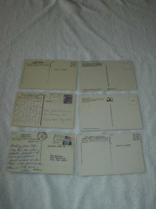 Carmel CA - Lot Of 6 Mission Vintage Postcards - x0343