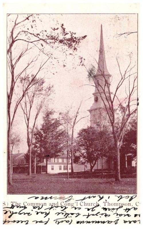 Connecticut   Thompson , the Common and Congregational Church