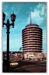 Postcard CA The Capitol Tower Hollywood California Vintage Standard View Card