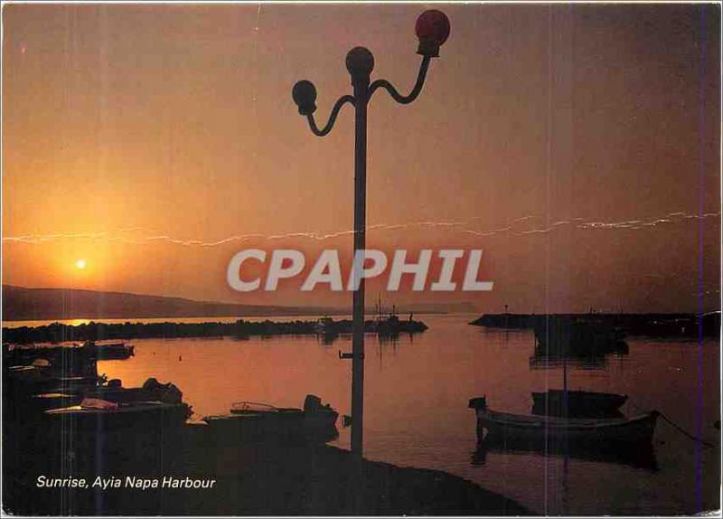 Postcard Modern Ayia Napa Sunrise Harbor