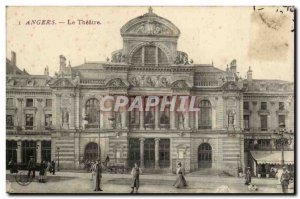 angers Old Postcard The Theater