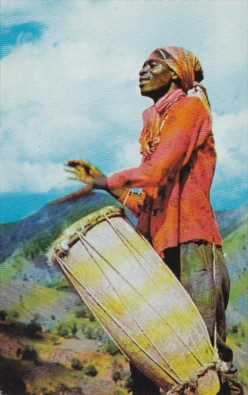 Haiti Typical Drummer