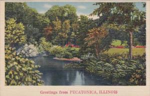 Illinois Greetings From Pecatonica