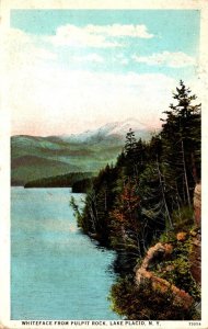 New York Adirondacks Lake Placid Whiteface From Pulpit Rock 1927 Curteich